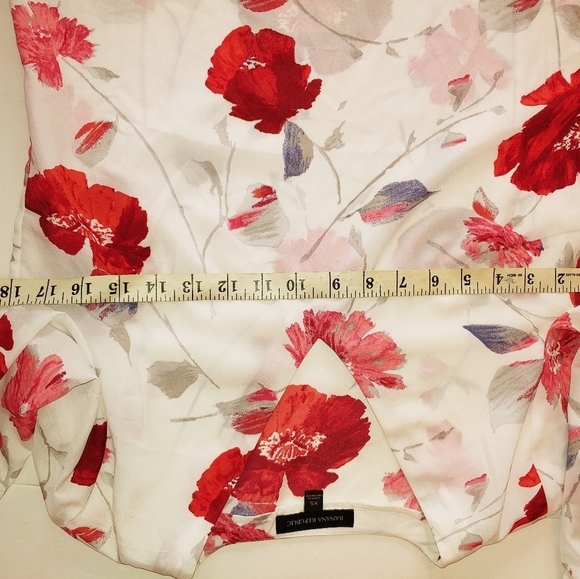 Banana Republic Poppy Floral Bell Sleeve Top XS - Picture 6 of 7